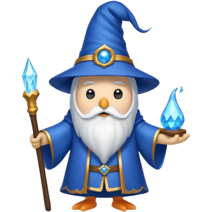 Penguin Wizard emoji