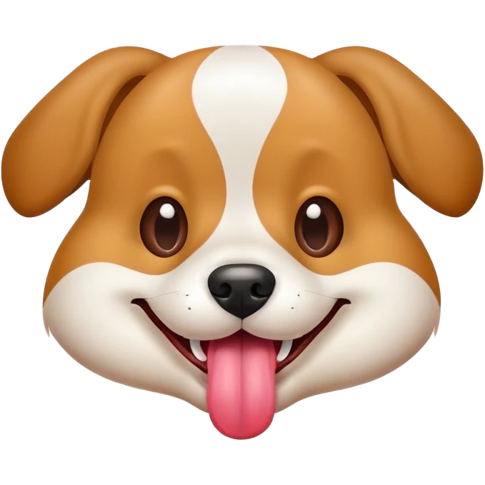 Funny dog emoji