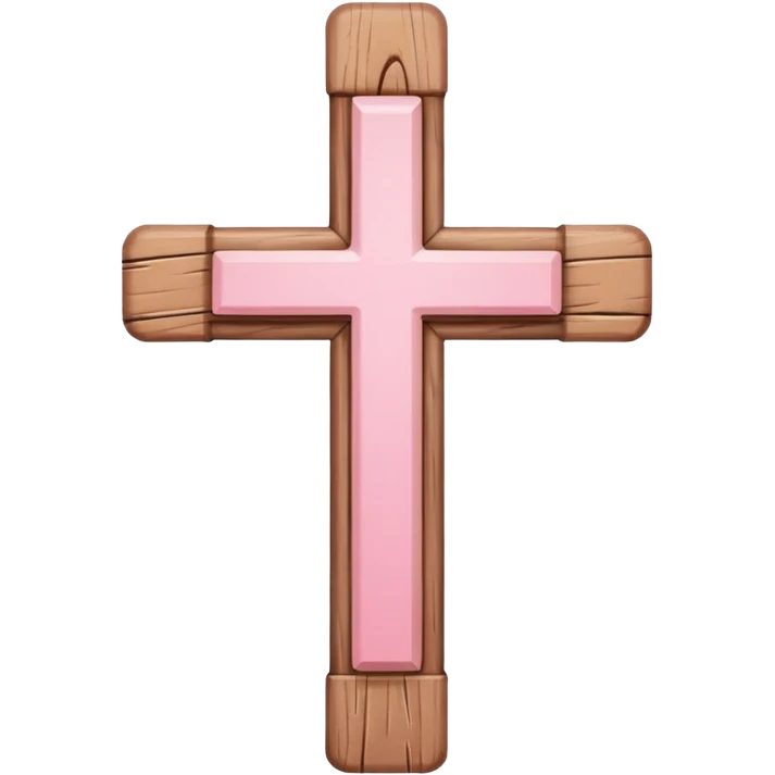 light pink cross emoji