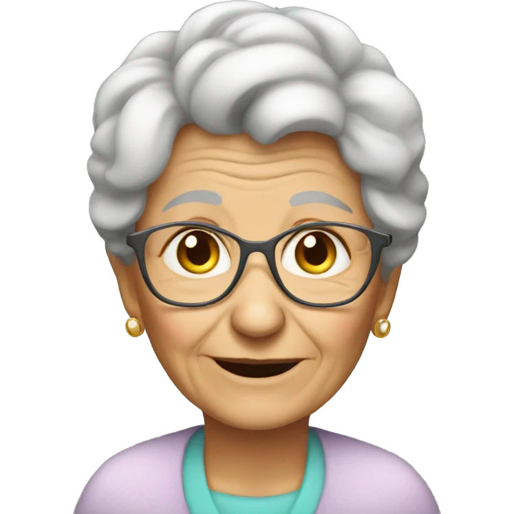 old lady  emoji