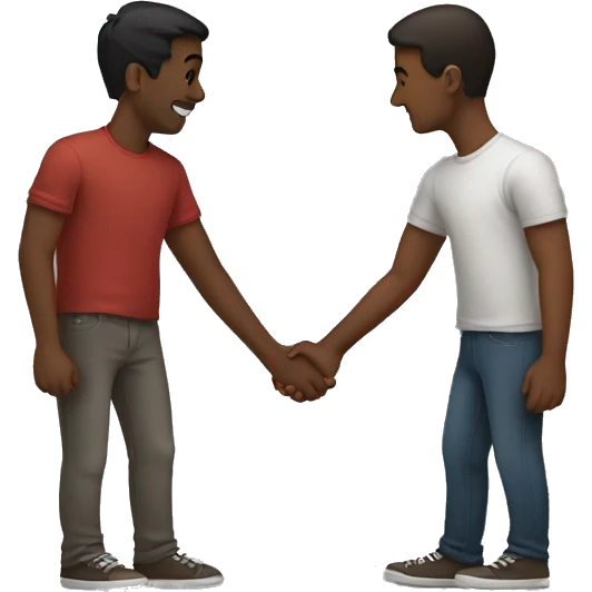 Holding hands emoji
