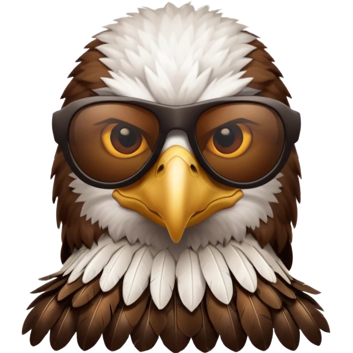 Eagle with sunglasses  emoji