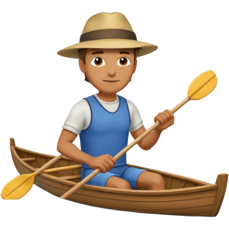 man rowing boat emoji