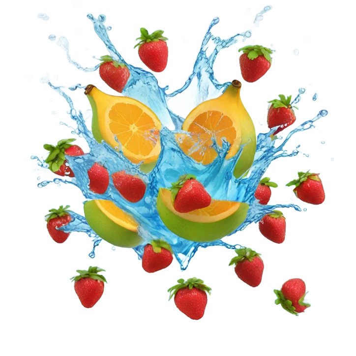 fruit water splash emoji