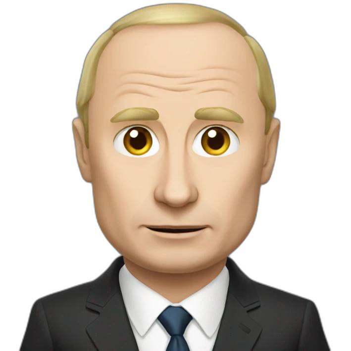 Putin with phone emoji