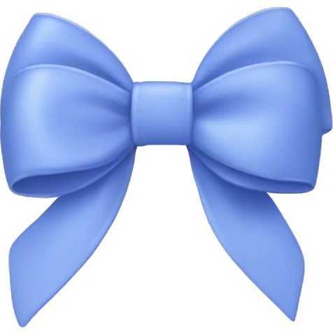 periwinkle bow emoji