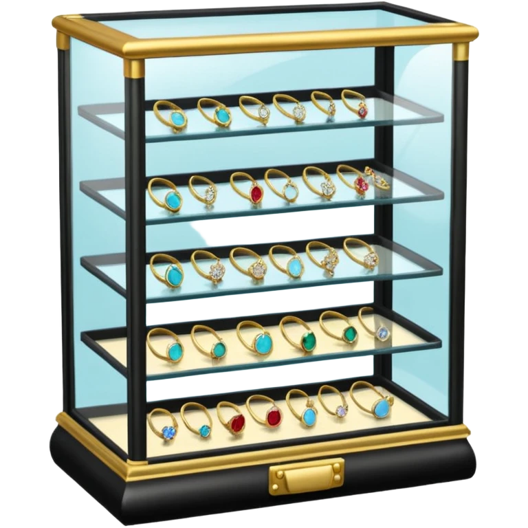 jewelry display case at Walmart emoji