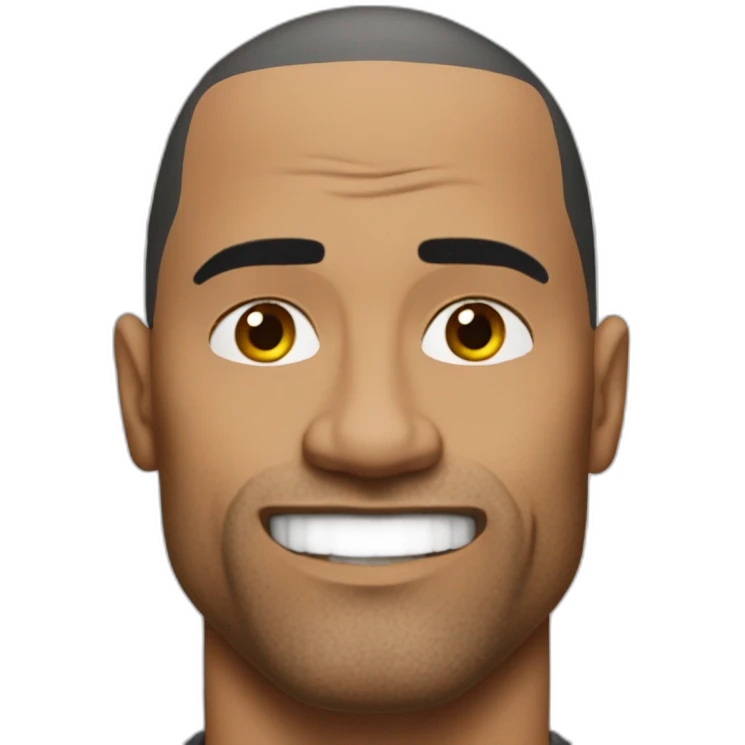 the rock sus raised eyebrow emoji