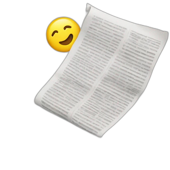 papier news emoji