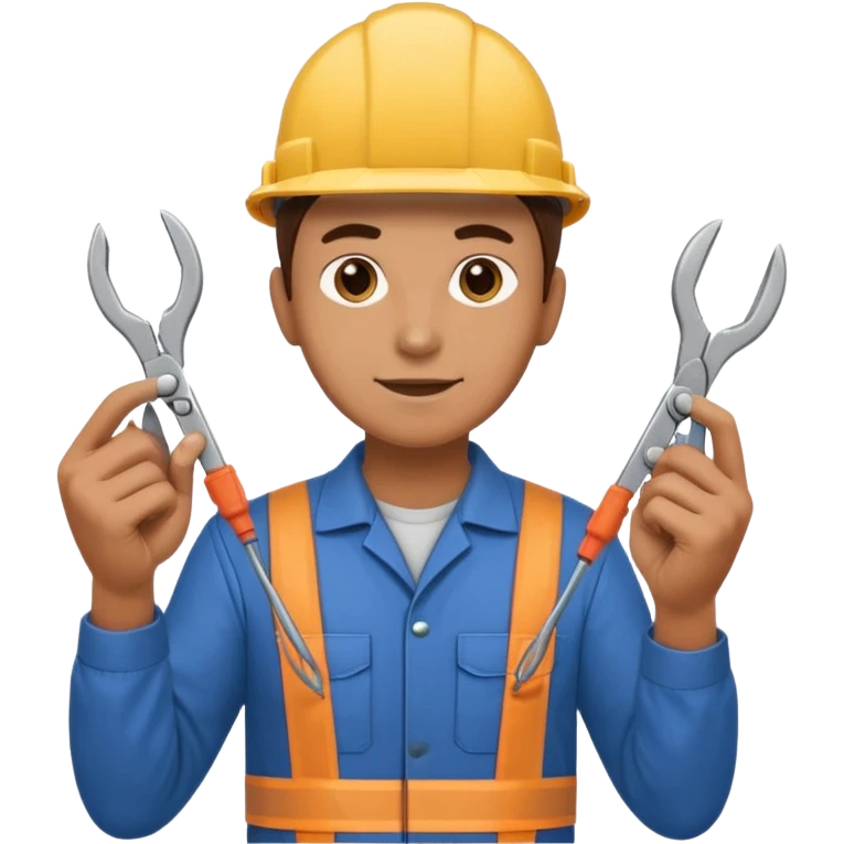 Electrician with Wire Cutters Open emoji