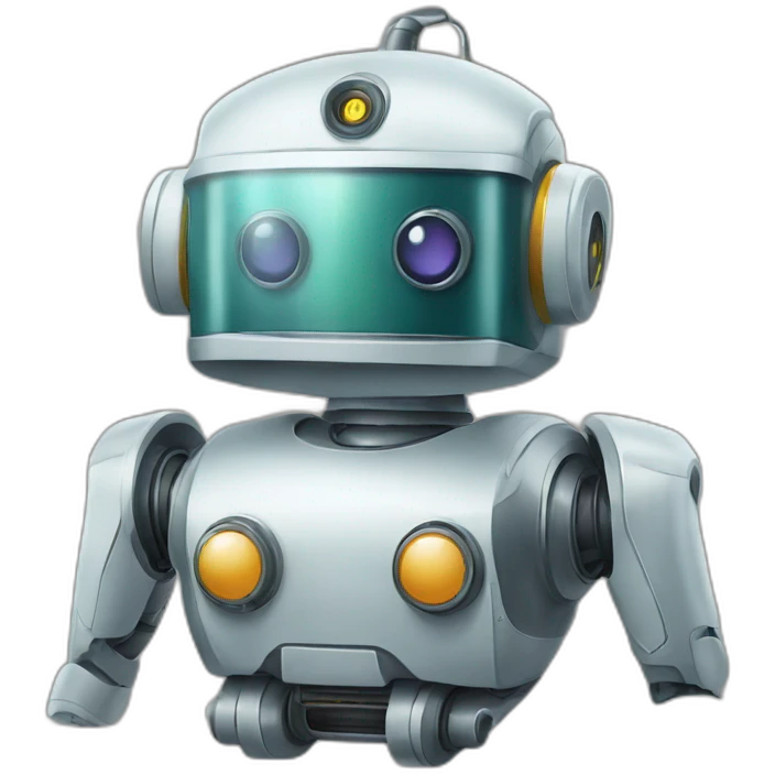 Robot avec de la vapeur emoji