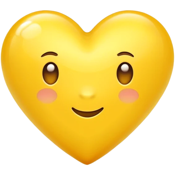 Yellow heart  emoji
