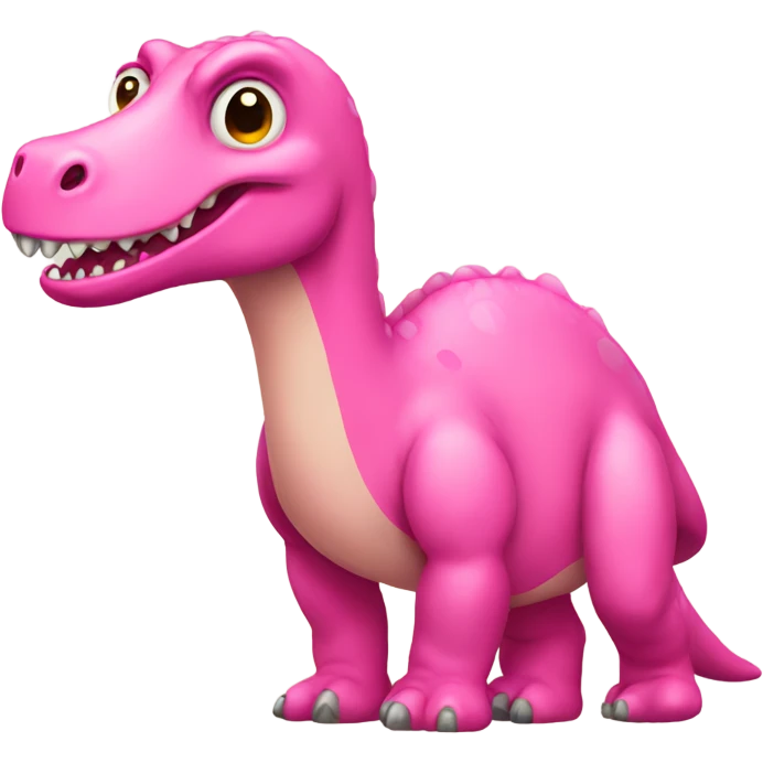 Pink dinosaur emoji