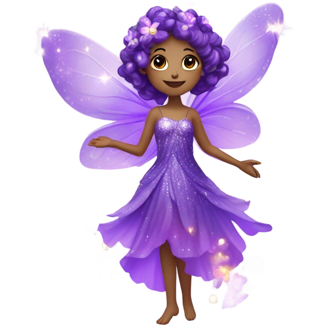 Purple fairy  emoji