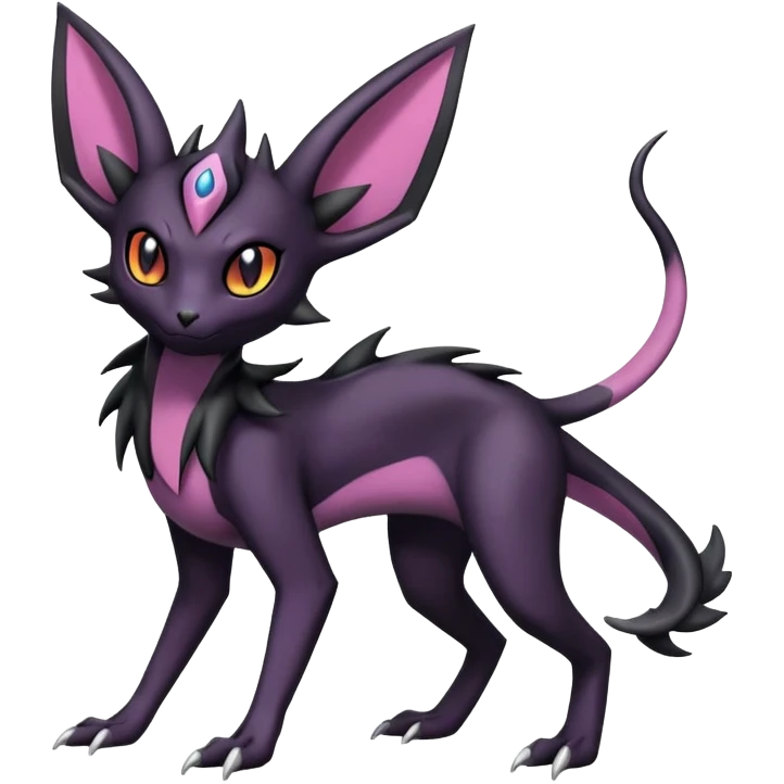 Salandit-Noivern-Umbreon-Espeon-Hybrid (Full body) emoji