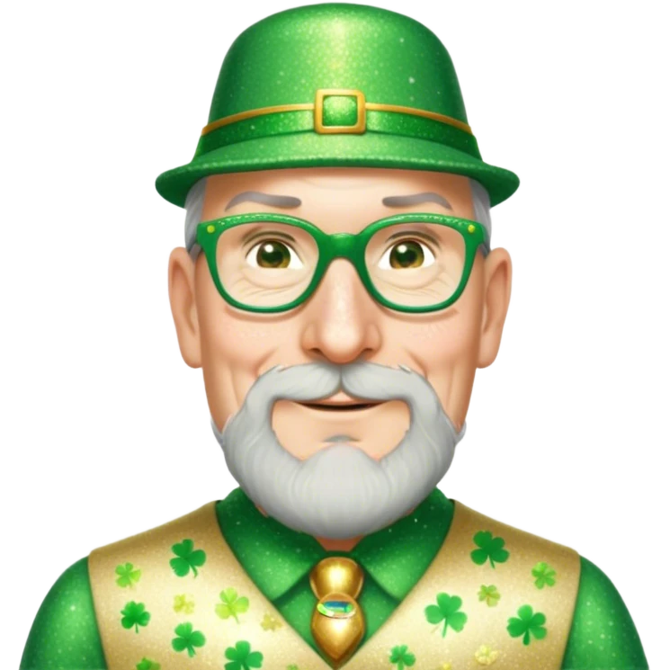 Sparkling Leprechaun emoji