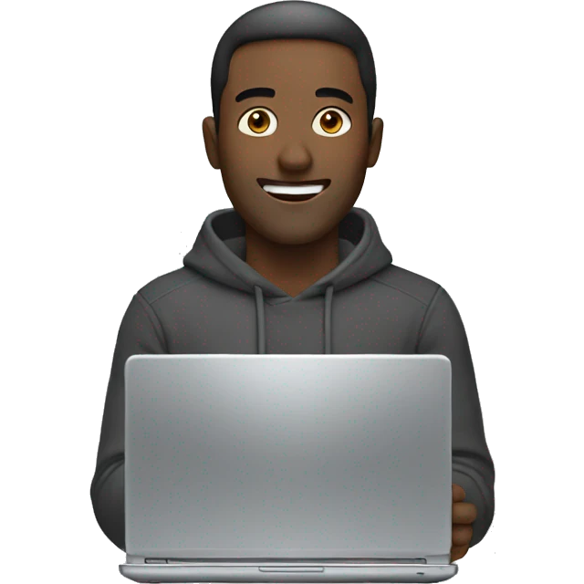 guy-using-laptop emoji