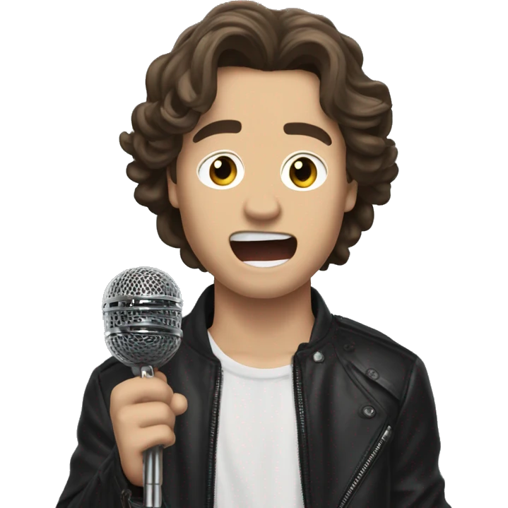 conan gray with a microphone  emoji