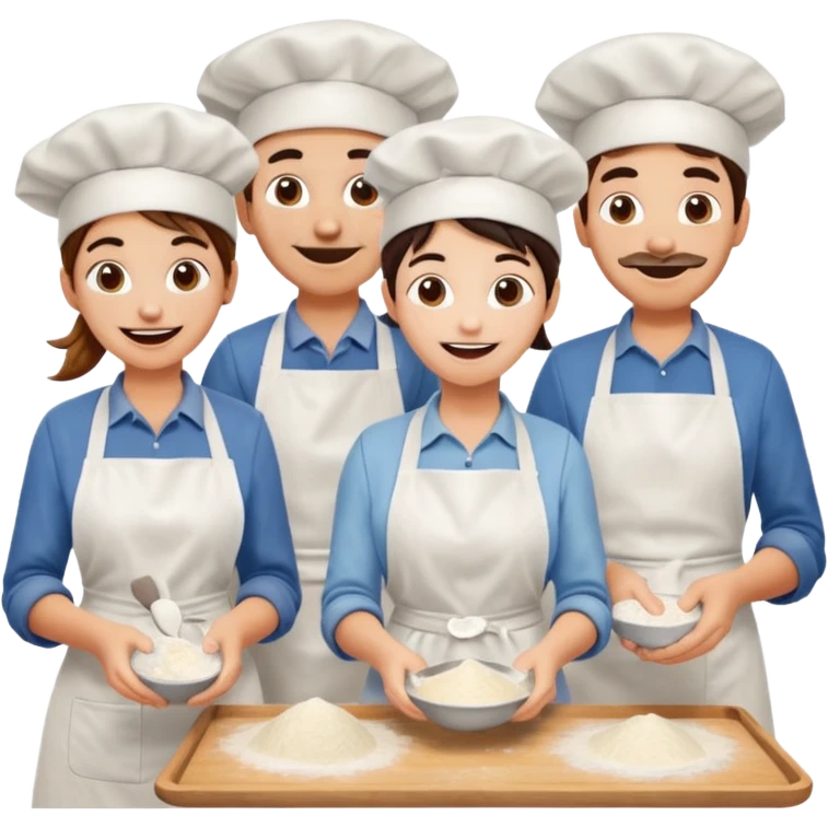 Goofy bakers emoji