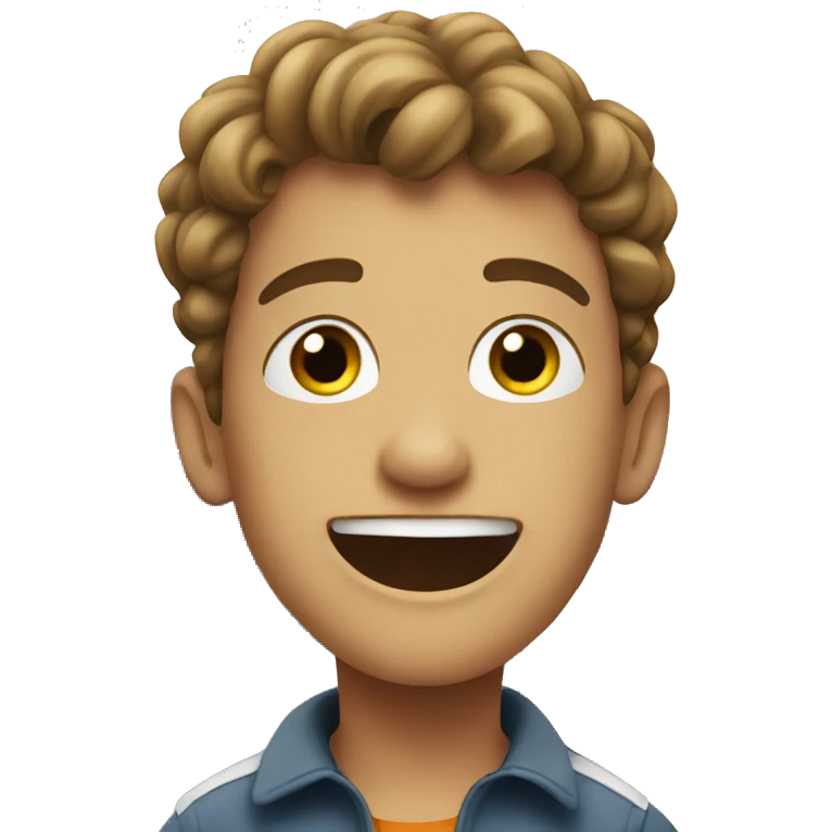 boys having fun outdoors emoji