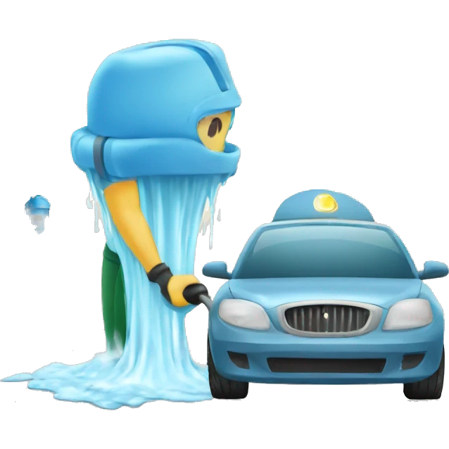 Auto Care employer car washing emoji