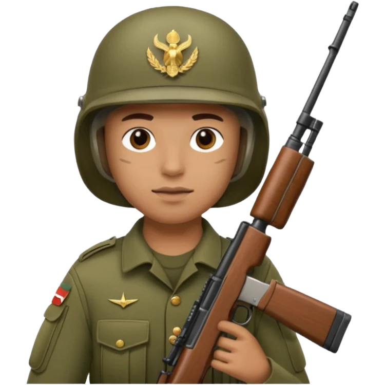 A soldier in war  emoji