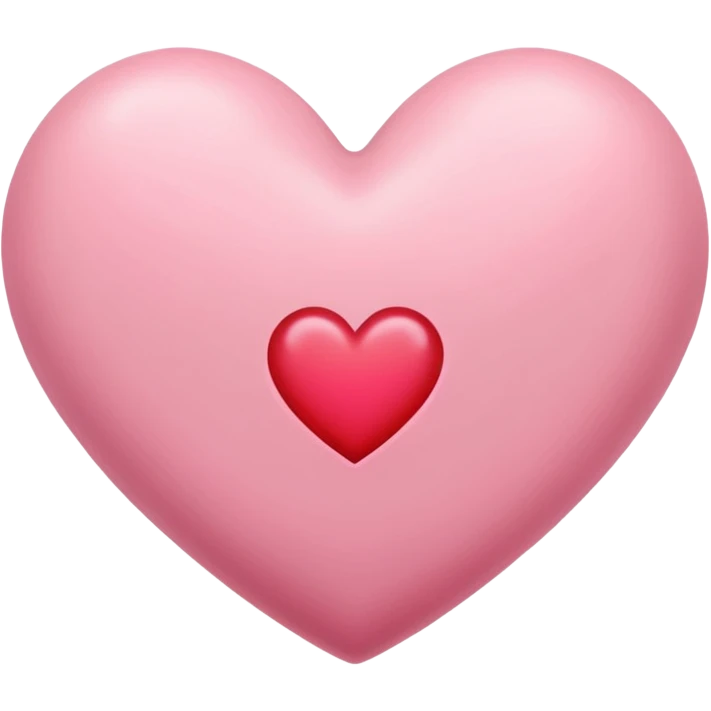one pink heart  and one red heart emoji with subtle sakura petal texture emoji