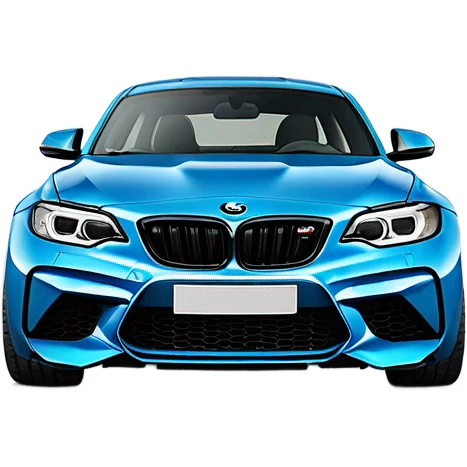 bmw m2 G87 blue emoji