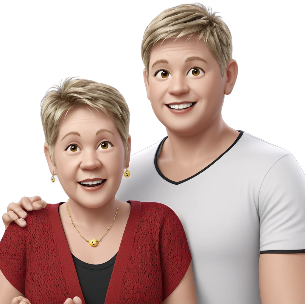 boys with smiles and earrings emoji
