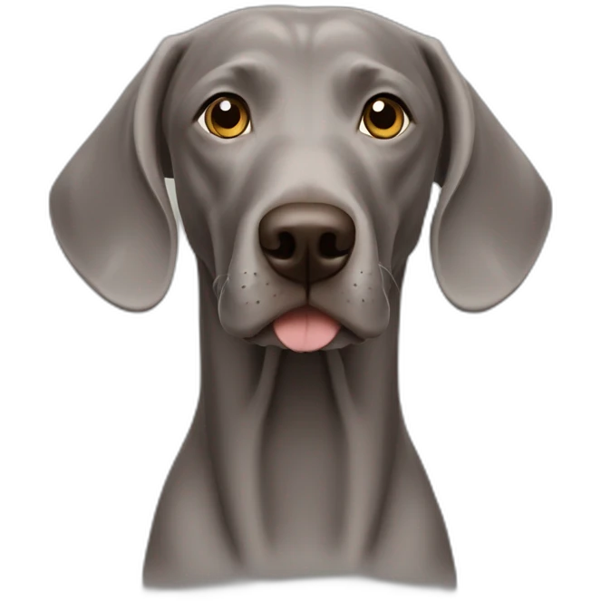 Weimaraner emoji