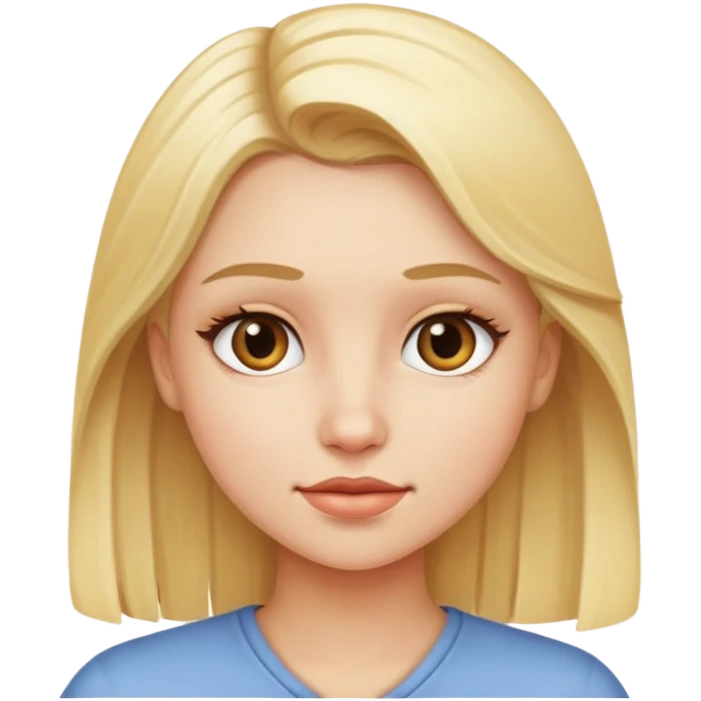 blonde girl emoji
