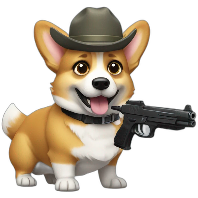 corgi-with-gun-said-waf-waf emoji