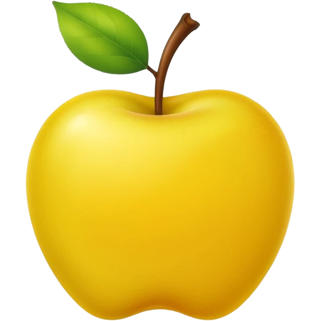 yellow apple emoji