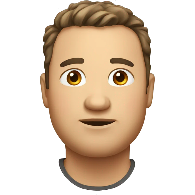 Man who is fat emoji