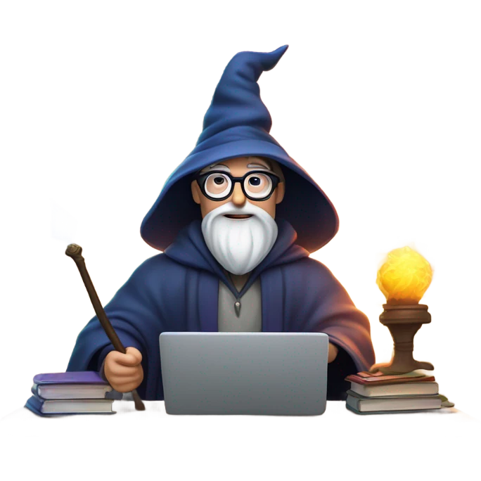 wizard login emoji