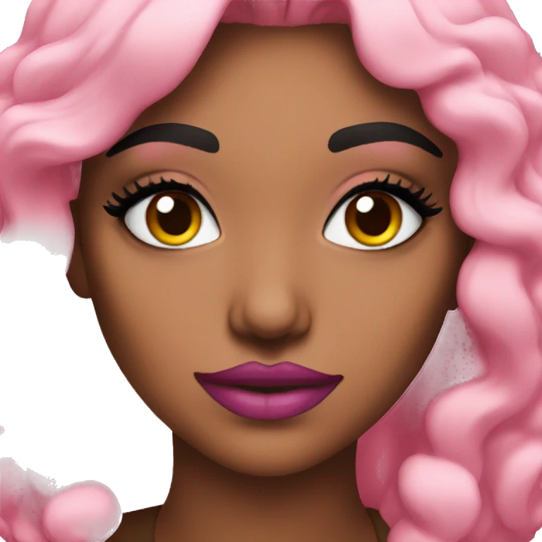 pink makeup emoji