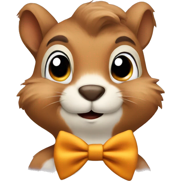 squirrel wearing a bow tie  emoji