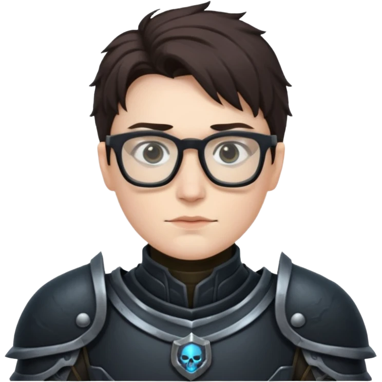 death knight wearing glasses  emoji