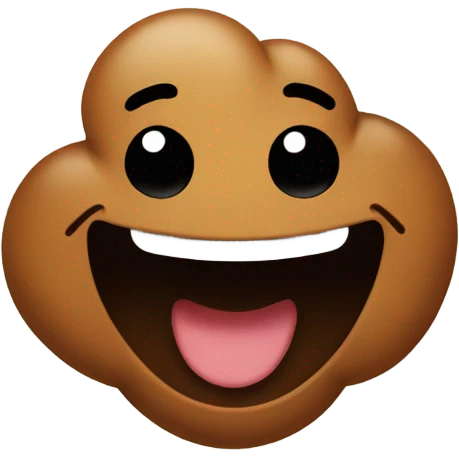 Poo smiling emoji