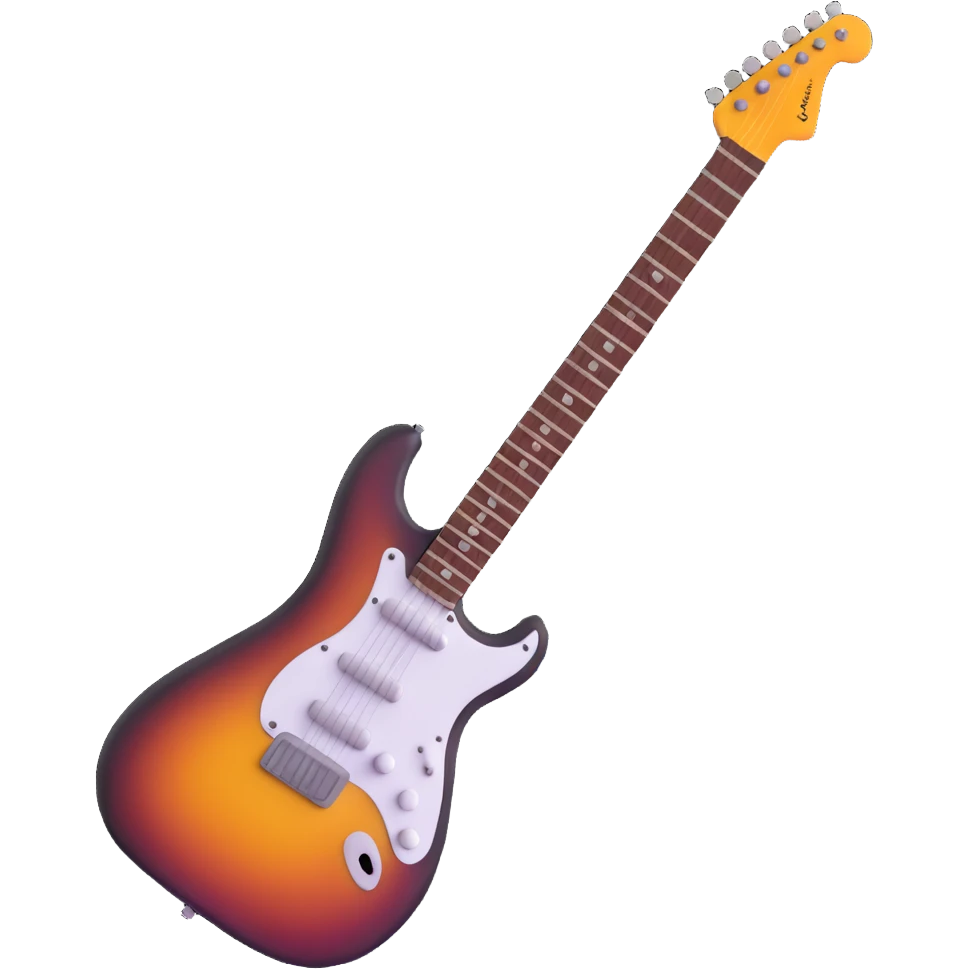 rock and roll electric guitar emoji