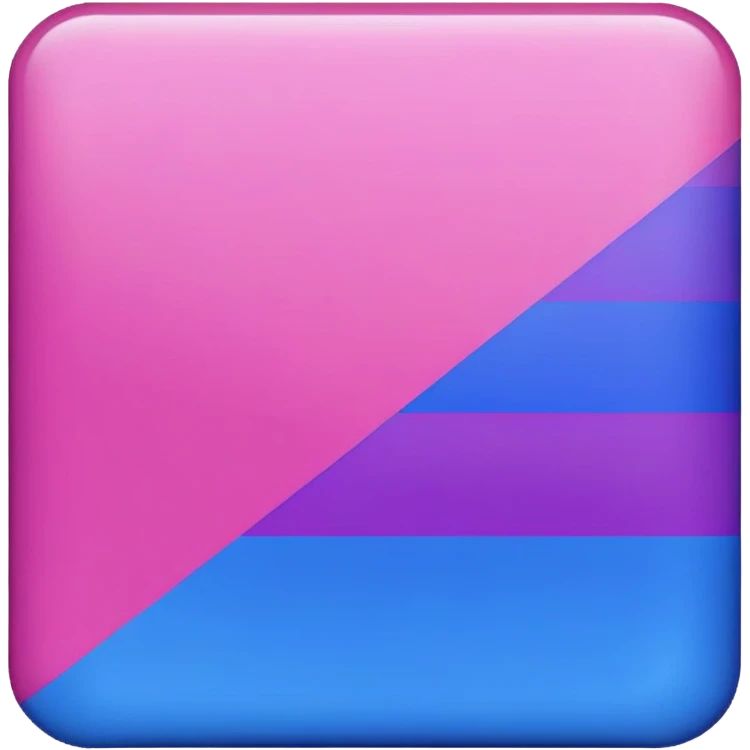 bisexual pride flag emoji