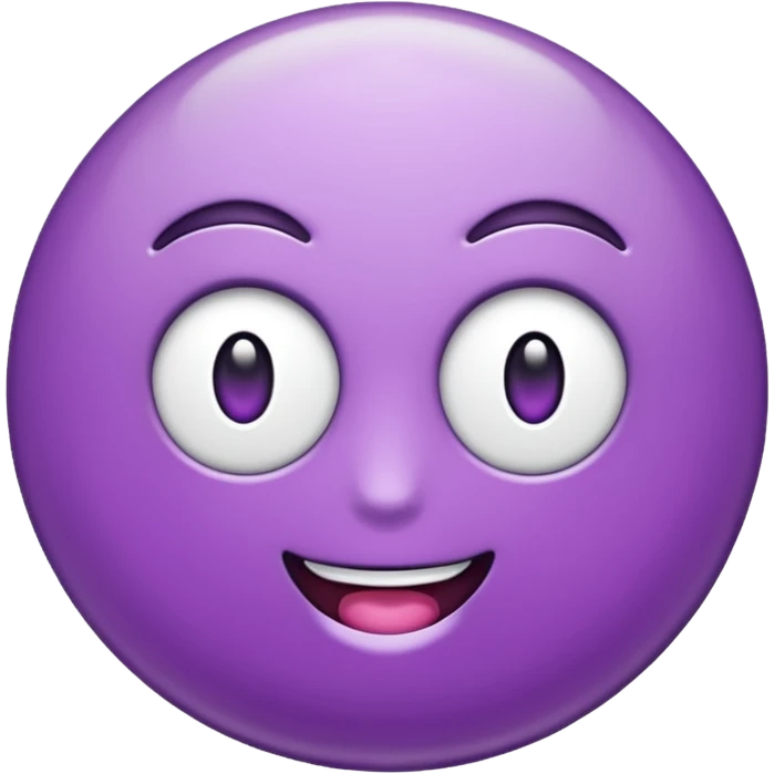 bala doce branco e roxo emoji