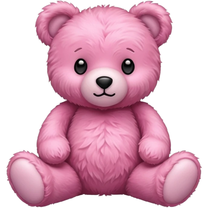 핑크색 곰돌이 emoji