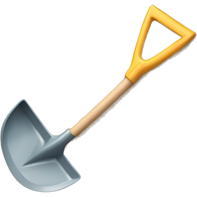 children's sand shovel emoji