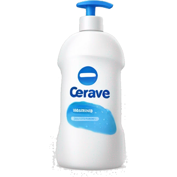 cerave washing foam bottle emoji