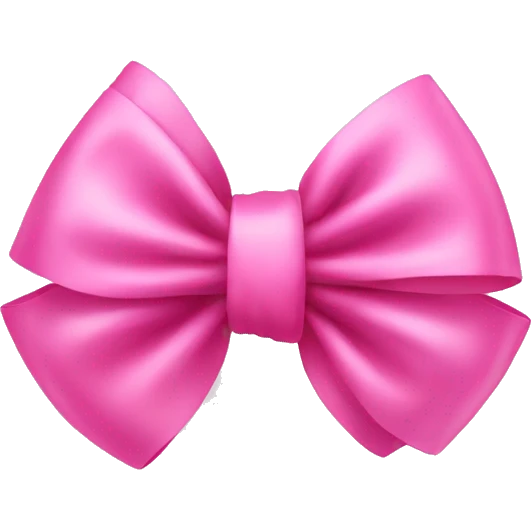 pink bow emoji