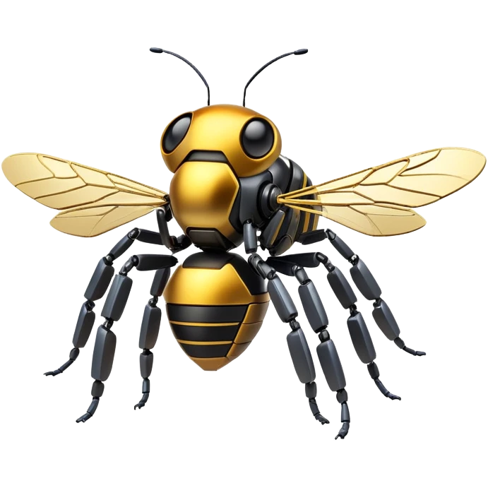 robot bee emoji