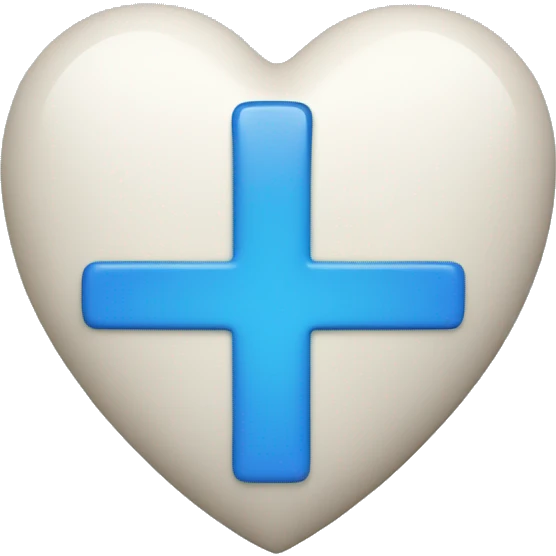 Blue heart with letter m emoji
