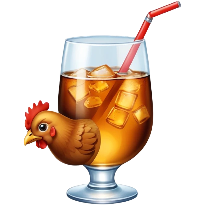chicken with pepsi emoji