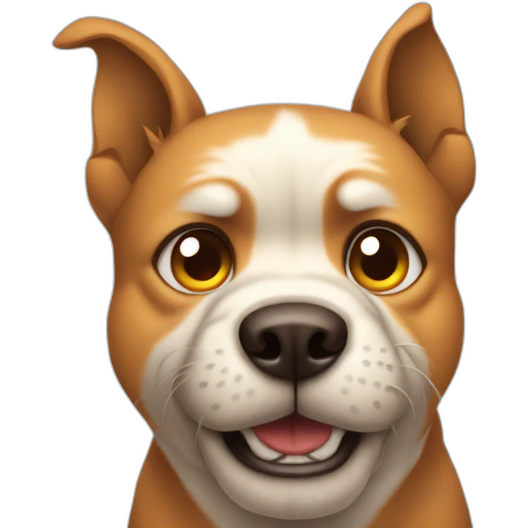 Angry dog emoji